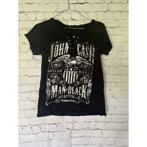 Johnny Cash Official Women T Shirt